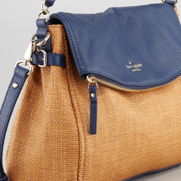 KATE SPADE NY Cobble Hill Minka Straw Bag - Picture 3 of 4